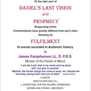 Daniels Last Vision And Prophecy By James Farquharson